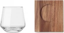 Viskiklaas akaatsiapuidust alusega Drinks 200 ml