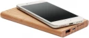 Wireless, power bank in bamboo