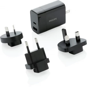 Adapterite komplekt Travel, Philips bränd, Kompaktne, Praktiline