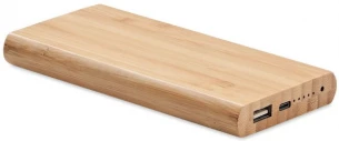 6000 mAh Bamboo power bank