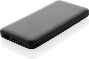 Lockhart RCS kierrätysmuovista valmistettu 10.000 mAh virtapankki integroiduilla kaapeleilla