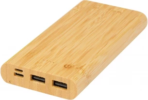 Tulda-varavirtalähde, 10,000 mAh, bambua