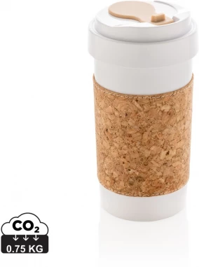 PLA 400ml can with cork sleeve