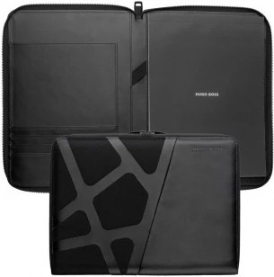 Conference folder zip A4 Craft Black