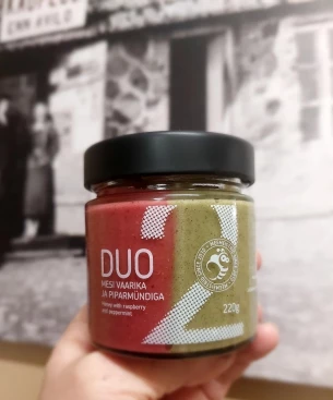 DUO-hunajaa vadelmalla ja mintulla