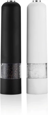 Elektriline soola- ja pipraveski komplekt, Stiilne disain, Kinkekarp, Elektriline