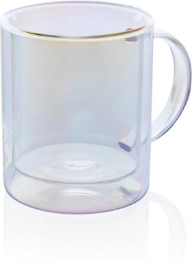 Deluxe kaksiseinäinen galvanoitu lasimuki