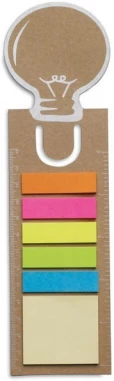 Bookmark with sticky memo pad