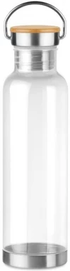 Tritan 800ml pullo, bambukorkki