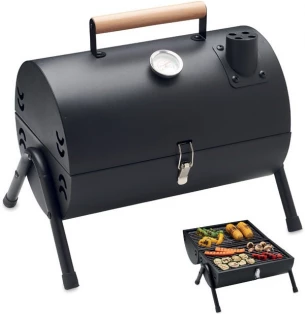 Portable barbecue with chimney