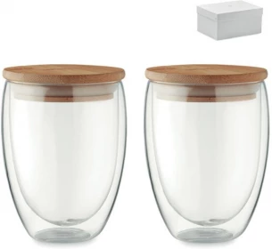 Set of 2 glasses 350 ml in box