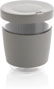 Ukiyo borsilikāta stikls ar silīcija vāku un uzmavu