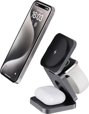 Kokkupandav laadija 3in1, 15W