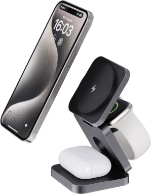 Kokkupandav laadija 3in1, 15W
