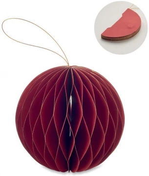 Kokkupandav paberist jõulukuul Harmobauble