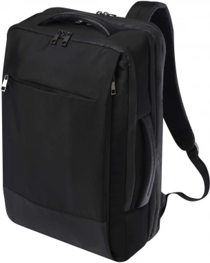 Expedition Pro 17 tuuman GRS-kierrätetystä materiaalista valmistettu laajennettava reppu kannettavalle, 35 l - Musta