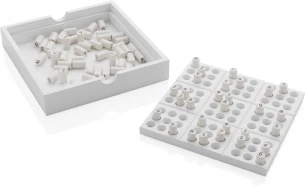 FSC® puinen Sudoku-peli, valkoinen