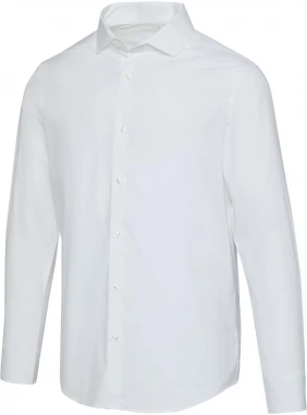 Carnelian poplin men's shirt