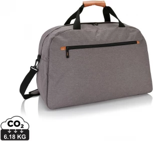 Fashion duo tone travel bag, blue