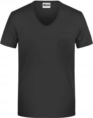 Men's T-shirt with fashionable breast pocket