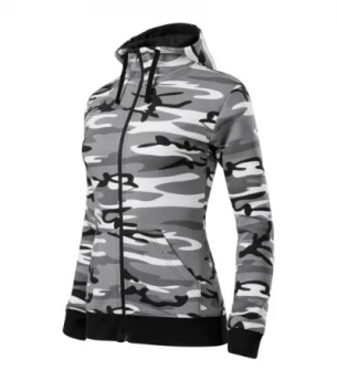 Naiste dressipluus Camo Zipper