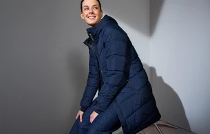 Naitsen pitkä hupullinen talvitakki  Geyser winter jacket