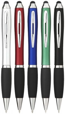 Nash kosketusnäyttö-kuulakärkikynä,  musta grippi, sininen muste