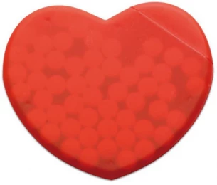 Sydämenmuotoinen piparmintturasia