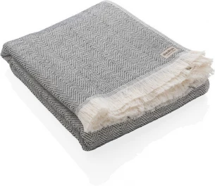 Ukiyo Hisako AWARE™ 4 Seasons towel/blanket 100x180cm, black