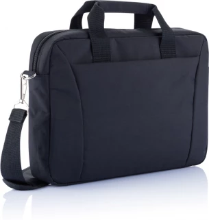 15.4" kannettavan tietokoneen laukku PVC vapaa, musta