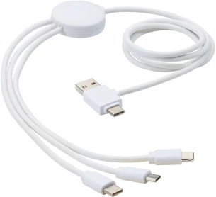Pure 5-in-1-latauskaapeli antibakteerisella lisäaineella