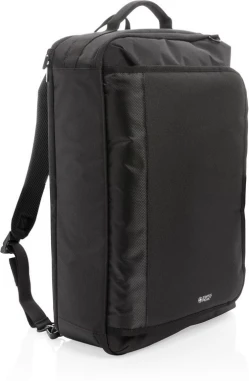 Swiss peak muunneltava matkareppu, PVC vapaa, musta