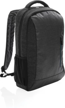 900D kannettavan tietokoneen reppu PVC vapaa, musta