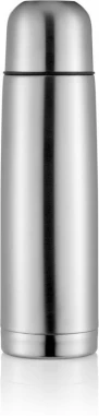 Stainless steel flask, black