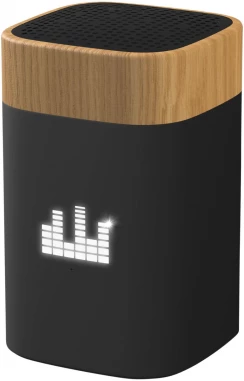 SCX.design S31  -älykaiutin, puinen ja valaistuva