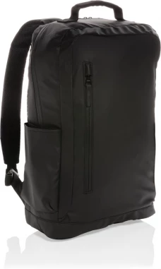 Muodikas musta 15.6" kannettavan tietokoneen reppu PVC vapaa, musta