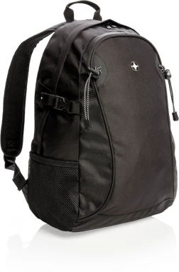 Swiss Peak ulkoilureppu PVC vapaa, musta
