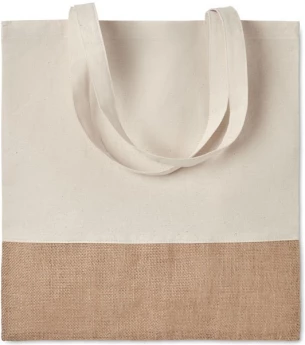 Shopping bag w/ jute details