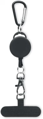 Retractable phone holder