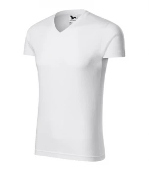 Slim Fit V-kaelusega meeste T-särk