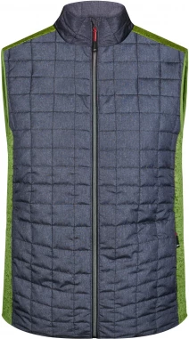 Stiilne materjalide kombinatsiooniga vest