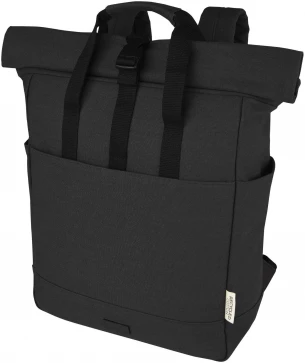 Joey 15” GRS-kierrätetystä kankaasta valmistettu rullattava reppu kannettavalle tietokoneelle 15 l