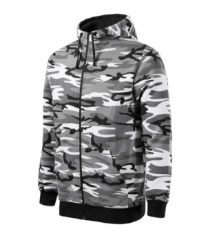 Sweatshirt meeste, Camo Zipper