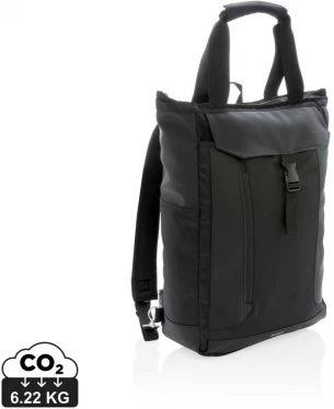Swiss Peak RFID 15" kannettavan tietokoneen kassi PVC vapaa, musta