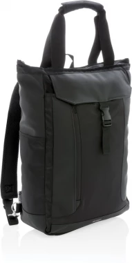 Swiss Peak RFID 15" kannettavan tietokoneen kassi PVC vapaa, musta
