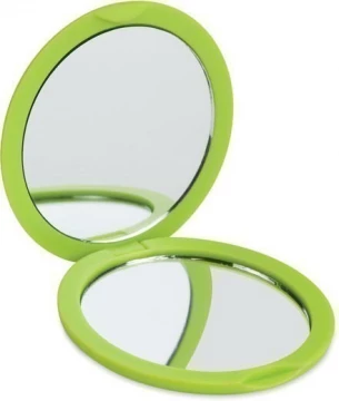Double sided compact mirror
