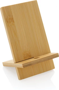 FSC® bambusta valmistettu puhelinteline FSC® kraft-laatikossa, ruskea