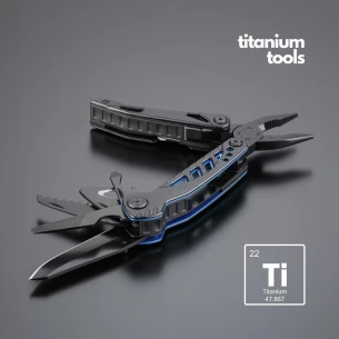 TITANIUM-COATED STEEL MULTITOOL OPTIMA