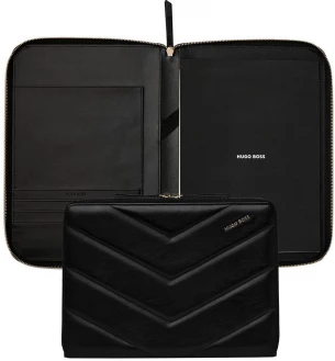 Conference folder zip A4 Triga Black