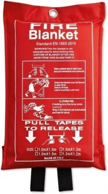 Fire blanket in pouch 100x95cm